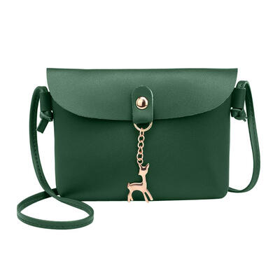 

Simple PU Leather Women Casual Shoulder Bags Pure Messenger Phone Handbags