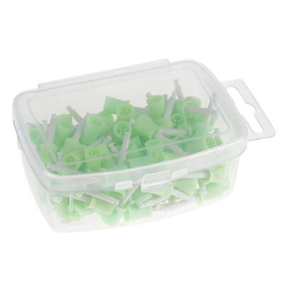 

Greensen 100Pcsset Dental Polishing Rubber Cup Teeth Stain Removal Whitening Polishing Dentist Tool