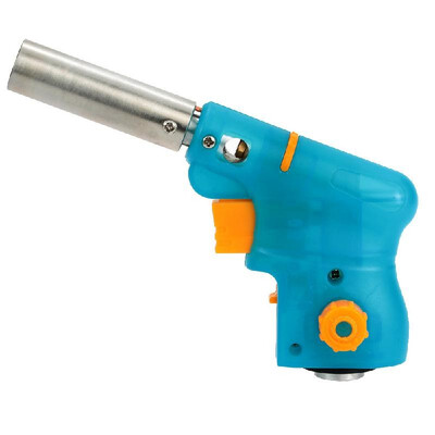 

Light & Compact Outdoor Gas Torch Butane Burner Electronic Ignition Camping Welding Flamethrower for BBQ Food Treatment