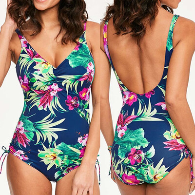 

Roseonmyhand Women Jumpsuit Push-Up Padded Bra Beach Bikini One Piece Sexy Swimwear