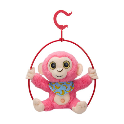 

Siaonvr Cute Mimicry Pet Talking Monkey Repeats What You Say Electronic Plush Toy