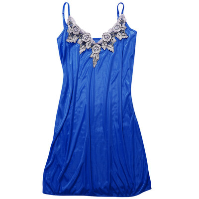 

Toponeto Womens Sexy Satin Lingerie Sleeveless Pajamas Underwear Nightdress