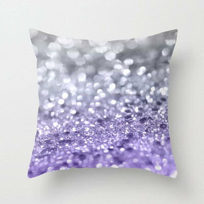 

1Pcs Shining Colour Peach Skin Pillow Case Cover Slipcover Decorative Home Room Cushion Cover Throw Pillow 45x45cm