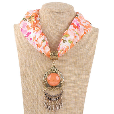 

Gobestart Floral Print Scarves Women Boho Beach Shawl Elegant Casual Wrap Necklace Scarf