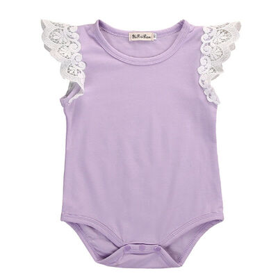 

SUNSIOM Newborn Infant Baby Girls Lace Romper Bodysuit Jumpsuit Outfits Sunsuit Clothes