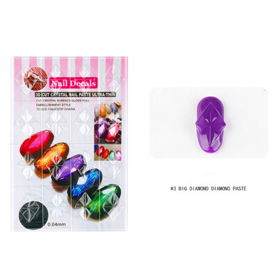 

〖Follure〗Nail Tool Gem Mould Transparent Plastic Sheet Mould Nail Gem Paste