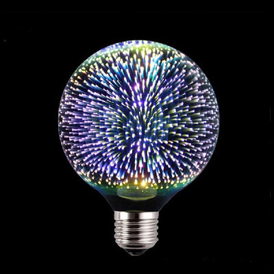 

3D Firework Bulb E27 LEDs Light Bulbs Colorful RGB Decoration Holiday Night Lamp