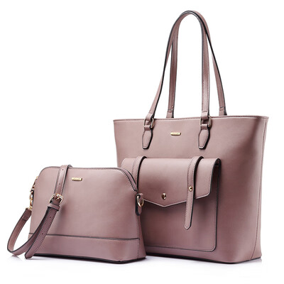 

LOVEVOOK women fashion female shoulder bags large capacity handbag zipper composite bag for women 2017 totes purpleblackgreen