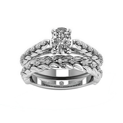

Fashion Hollow Carved Diamond Ring