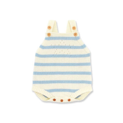 

Autumn Infant Baby Girls Sleeveless Knitted Rompers Kids Boys Striped Print Bodysuit Jumpsuit