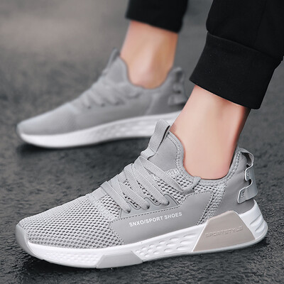 

2019 new summer breathable hollow thin sports casual running tide shoes mens shoes net shoes mesh mens shoes