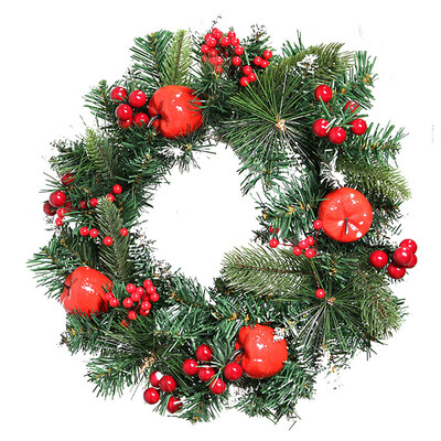 

Christmas Wreath Garlands Door Decor For Home Artificial Berry Pendant