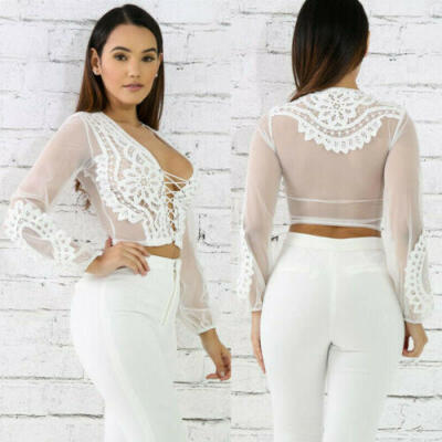 

Women Sexy Fashion Lace Vest Top Sleeveless Blouse Casual Tank Tops T Shirt