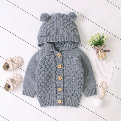 

Winter Coat Baby Girls Jacket Kids Winter Warm Outerwear Children Hooded Coat