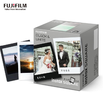 

Fujifilm Instax Square Film 30 Sheets White&Black Edge Instant Film Photo Paper for Fujifilm instax SQUARE SQ20 SQ10 SQ6 Camer