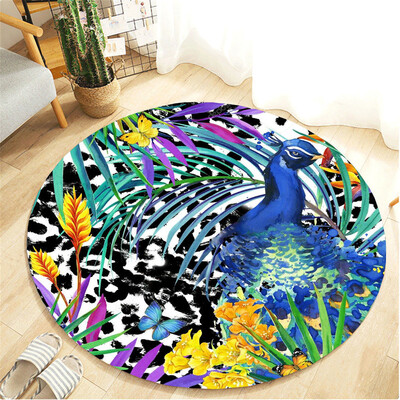 

Gobestart Botany Elements Blanket Round Bathroom carpet 55cm