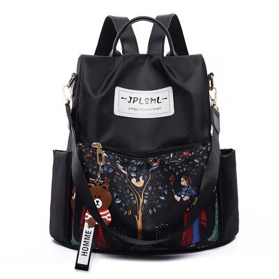 

Oxford cloth shoulder bag multi-function shoulder diagonal backpack