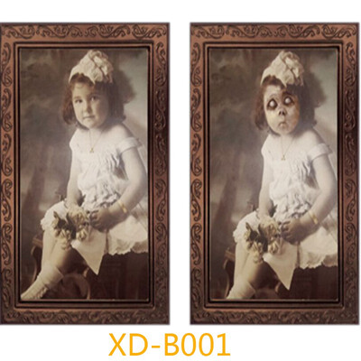 

18 styles Horror Face-changing Ghost Photo Frame Pictures Frames Changing Face Ghost Halloween Party Decoration Props Accessorie