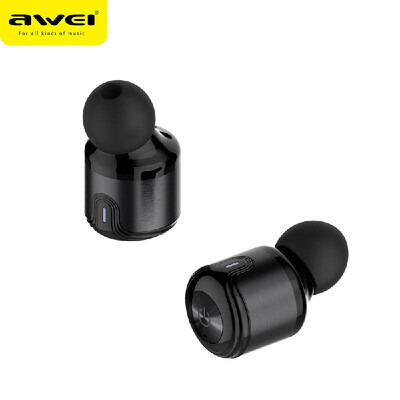 

AWEI T8 TWS Binaural Wireless BT 42 Earphone Intelligent Mini Metal In-Ear Earplug with Charging Case
