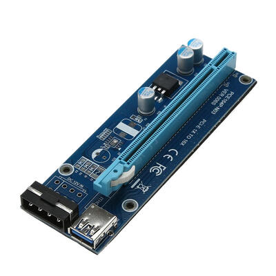 

USB 30 PCI-E Express 1x to16x Extender Riser Card Adapter SATA Power Cable