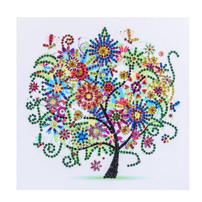 

5D DIY Special Shaped Diamond Painting Color Tree Cross Stitch Embroidery