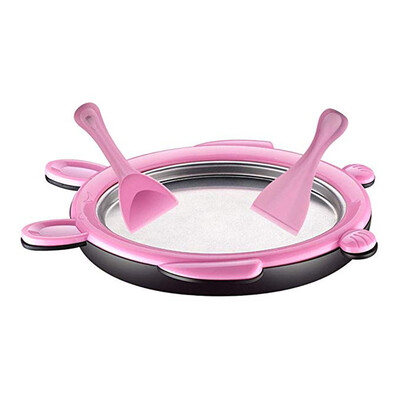 

Toponeto Mini Ice Cream Maker Fried Ice Machine Tray Home Ice Cream Maker Food Grade Mat