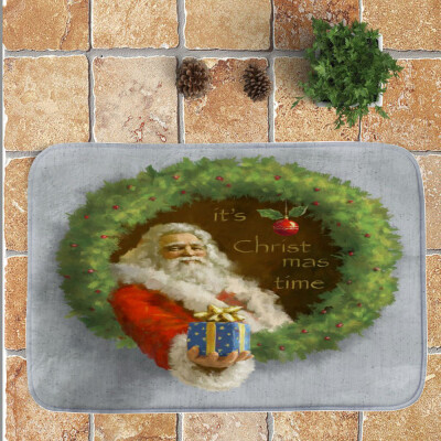

Tailored Merry Christmas Welcome Doormats Indoor Home Carpets Decor 40x60CM
