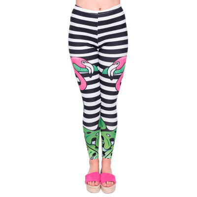 

Women Leggings Elastic Slim 3D Digital Print Yoga Pants Push Up Trousers