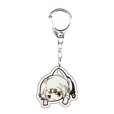 

Fat Bear Anime Tokyo Ghoul Ken Kaneki Figure Keychain Keyring Cute Pendant