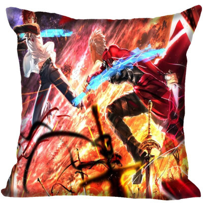 

Custom Fairy Tail Pillowcase Bedroom Home Office Decorative Pillow Cover Square Zipper Wedding Decorative Cushion Covers