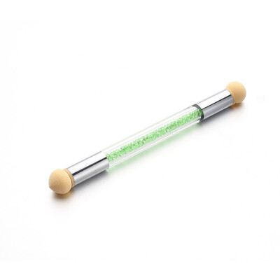 

Toponeto Set Glitter Powder Picking Dotting Gradient Pen Brush 2 Sponge Nail Art Tools