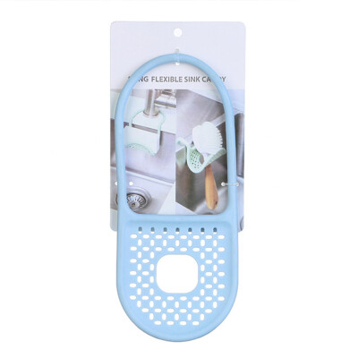 

Hanging Sink Drainer Basket Holder Shelf Rack Dish Washing Sponge Brush Caddy