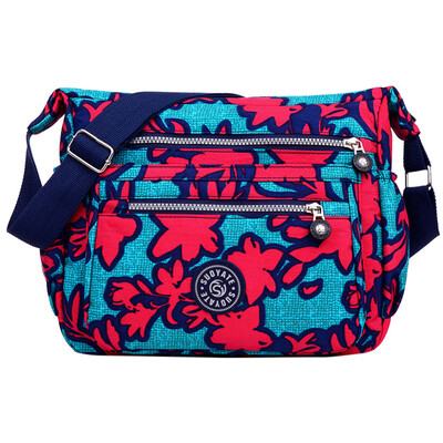 

Tailored New Handbag Print Cloth Bag Messenger Bag Fashion Nylon Waterproof Shoulder Bag