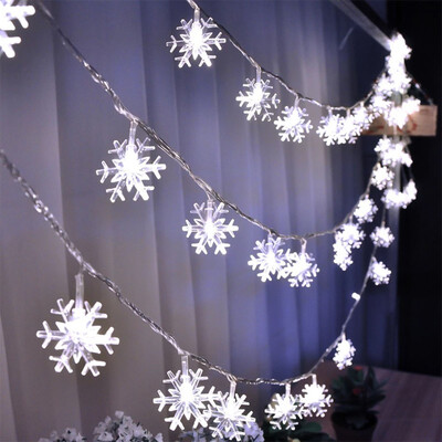 

2019 Hot Sale Led Snowflake Colorful Light String Lamp Christmas Holiday Party Wedding Home Garden Decoration Led String Lights