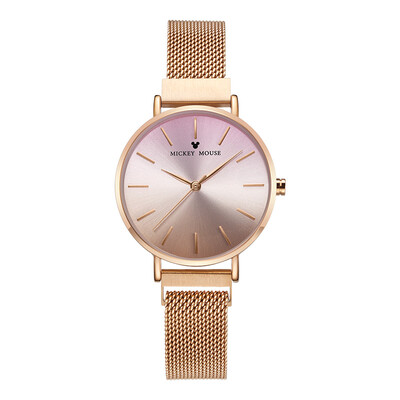

Disney watches female students network red vibrato with the ins gradient color magnetic buckle strap girl table MK-11283RG
