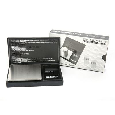 

Weigh 100g x 001g Digital Digital Scale Electronic Jewelry Pocket Black