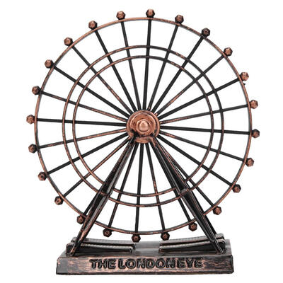 

Ferris Wheel Model Metal Wrought Iron Crafts Home Ornaments Desktop Decor