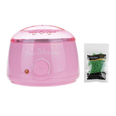 

500cc Paraffin Wax Warmer Heater Hair Remover EU PinkDepilatory Wax Beans