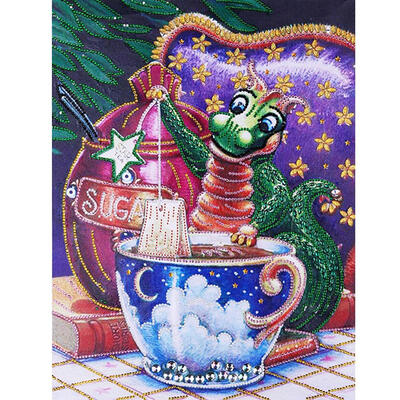 

5D DIY Special Shaped Diamond Painting Cartoon Dragon Cross Stitch Mosaic