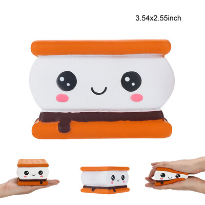 

Gotoamei Stress Reliever Scented Super Slow Rising Kids Toy Squeeze Toys Biscuit