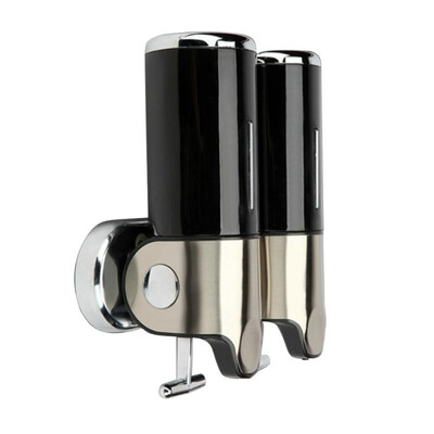 

Double Wall Mount Shower Pump Shampoo&Soap Dispensers Stainless Steel