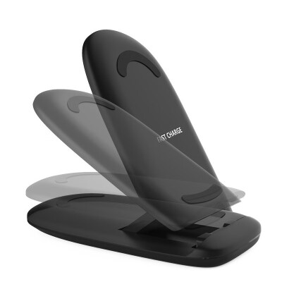 

Foldable Qi Wireless Charger Phone Holder for Samsung Galaxy Note9 8 S9 8 7 6 Fashion Stand Charger for iphoneX  MAX XR 8Plus