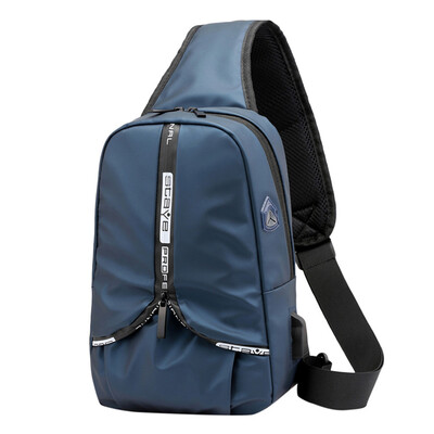 

Tailored Mens Leisure Fashion Waterproof Nylon Multifunctional Cross-body Breast bag