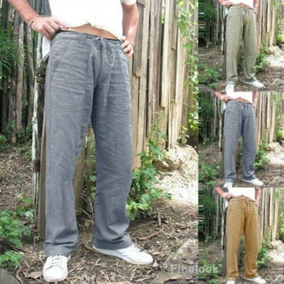 

Men Long Casual Sport Pants Gym Slim Fit Trousers Running Joggers Gym Sweatpants