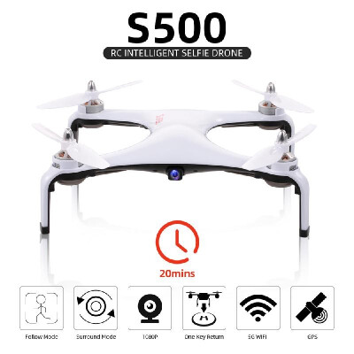 

S500 GPS RC Drone with Camera 1080P 5G Wifi FPV Brushless Quadcopter Follow Me Altitude Hold Drone