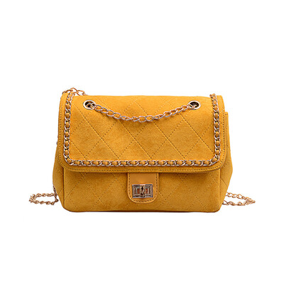 

Fashion diamond studded small square bag female 2019 new chain shoulder bag tide Korean version of the ocean lock buckle diagonal female bag