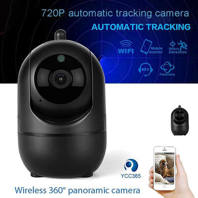 

WiFi Home Security Camera 720P HD Wireless Surveillance System With Motion Detection Auto Motion TrackingUS Plug