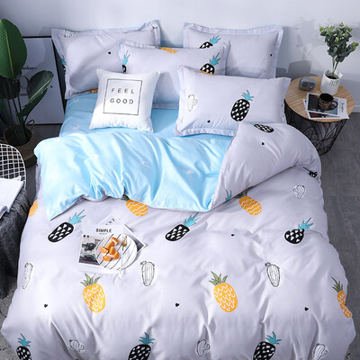

Toponeto Three Piece Bedding Tribute Cotton Pillowcase Creative Pattern Full Size