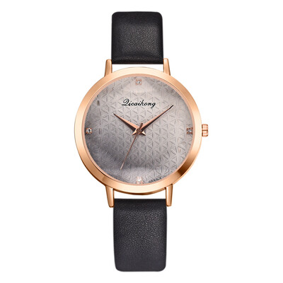 

Fashion pu strap watch new simple temperament ladies watch quartz watch