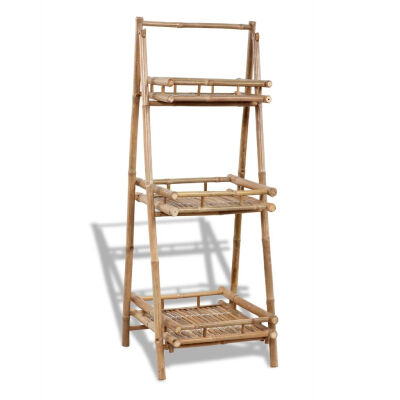 

3-Tier Folding Bamboo Plant Rack